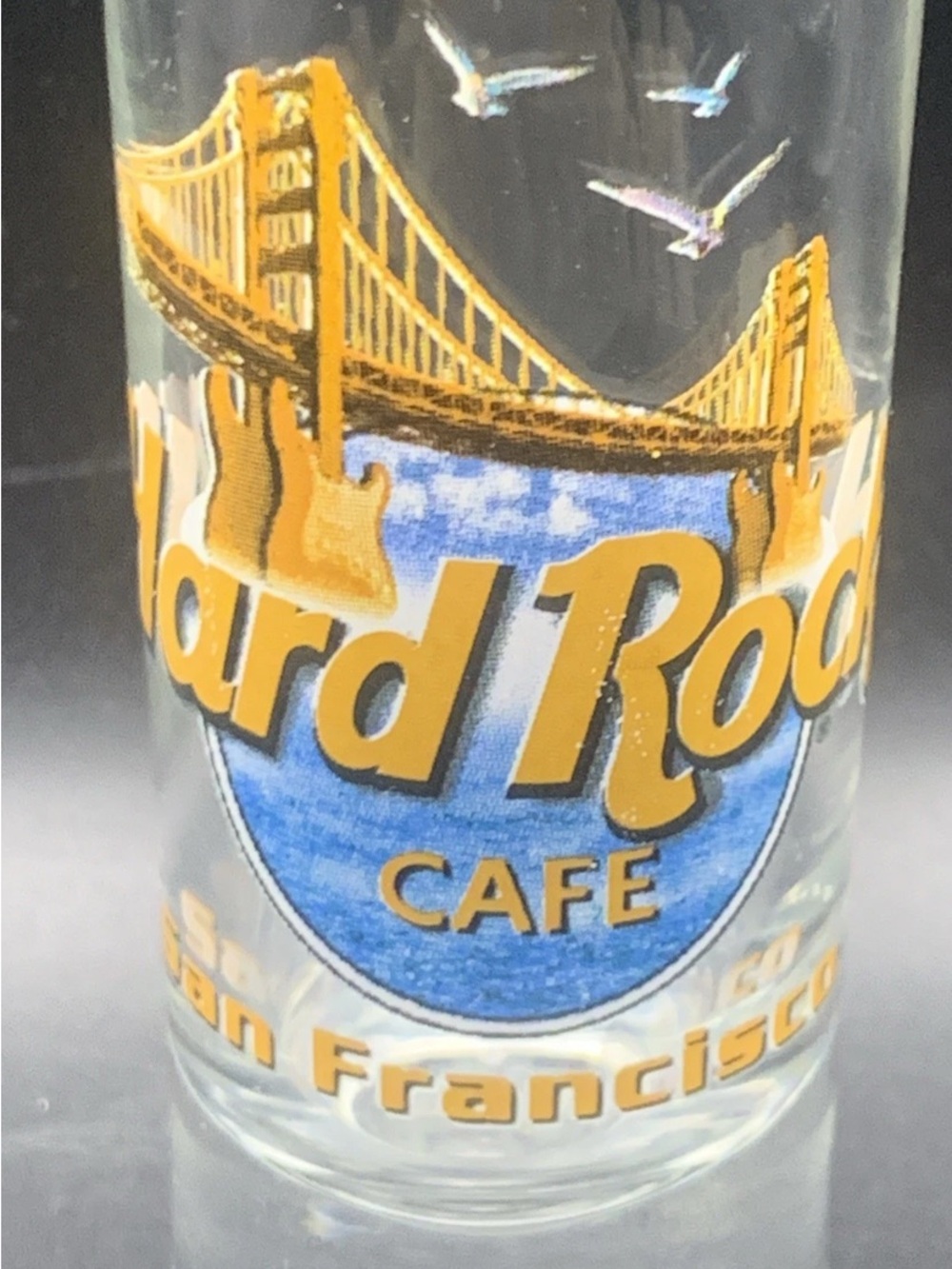 Vintage Hard Rock Cafe City Shot San Francisco Shot Glass Shotglass